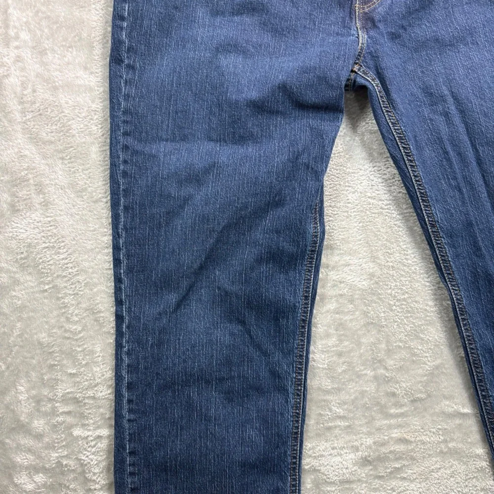 Levi's 541 Athletic Taper Jeans Men 42x34 Dark Wash Blue Denim Pants